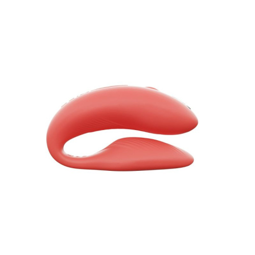 We-Vibe Chorus - вибратор для пар с сенсорным пультом и управлением через телефон коралловый